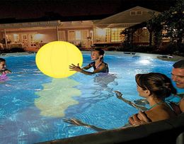 Novelty Lighting Swimming Pool Toy 13 Colours Glowing Ball Inflatable LED Beach Ball Water Play Equipment Entertainment dropshippin1926668