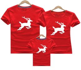 Look Deer Mommy and Me Clothes Christmas Matching Family Clothing Sets Mother Daughter Father Baby Tshirt 2104173886520