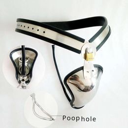 Stainless Steel Male Panty with Butt Plug Chastity Belt Locking Pants Sextoys for Sissy BDSM Bondagegearcages
