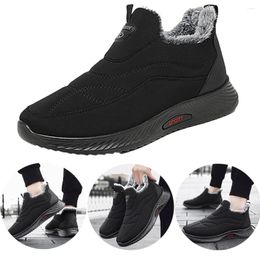 Gefüttert 904 Pelz Wanderschuhe Schneestiefel Mode Winter Männer Casual Sport Bequeme Laufschuhe als Weihnachtsgeschenk