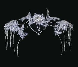 Shinning White Beads Bridal Shoulder Chain Bridal Jewelry Bridal Wedding Accessories J7140051790052