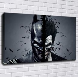Batman and Joker Canvas Painting Print Pictures for Living Room Home Decor Abstract Wall Art Oil Painting Poster2745228