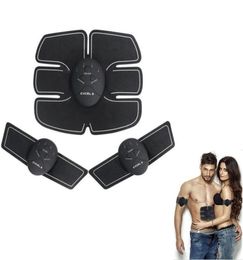 Electric EMS Muscle Stimulator abs Abdominal Muscle Toner Body Fitness Shaping Massage Patch Siliming Trainer Exerciser Unisex9862000