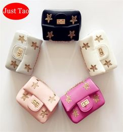 Just Tao Low New Gift Childrens Baby girls Small Star Purse Toddlers MIni Coin Purse Little Kid Fashion Bags New Year gift3245009