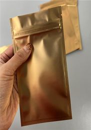 Black Golden Plastic mylar bags Aluminum Foil Zipper Bag for Long Term food storage and collectibles protection 8 colors two side 4277299