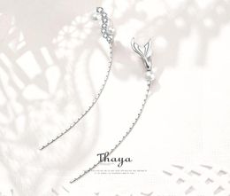 Ear Cuff Fairy Tales Series Thaya 925 Sterling Silver Mermaid Clip Earring For Women Pearl Clip On Earrings Engagement Luxury Jewe1880997