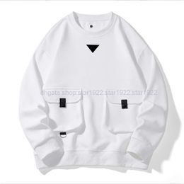Men's Hoodies Sweatshirts Business casual collar solid Colour sweater designer sweater men winter Warm Double label Size M-8XL 45kg-140kg