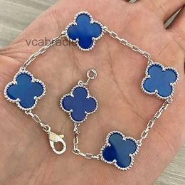 Designer Van Four Leaf Clover Bracelet Cleef Designer Clovers Bracelet Luxury 18k Clover Pearl 4 Leaf Gold Laser Brand Bangle Earrings Charm Bracelets Necklace Wedd