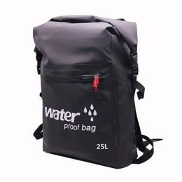 25L PVC Swimming Waterproof Dry Bag Double Straps Rafting Sports Kayaking Canoeing Travel Kit Backpack Storage 240223