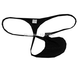 Sexy Men039s Shiny Micro GString Thongs Underwear Sexy Swimwear Bikini Pants Pouch Tback S9231703987