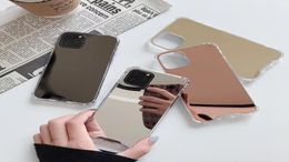Acrylic Makeup Mirror Phone Cases for Iphone 13 Pro Max Xr Xsmax 7 8plus Shockproof Plating Glossy Tpu Back Cover4670173
