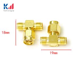 SMA-Stecker auf Buchse, 3-in-1-SMA-Wechselrichter-Anschluss, wasserdichter SMA-Stecker für Antennen