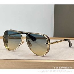 2024 retro square women's sunglasses 24 new high-quality aviator heavy craftsmanship mens western-style Polarised glasses trend