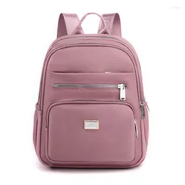 School Bags 2024 Black Women's Backpack Waterproof Nylon Travel Schoolbag Suitable For Schoolgirls Girl Mochilas