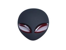 Car 3D Stickers Alien Head UFO Creative Metal Car Motorcycle Decal Sticker Badges Emblem6789272