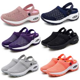 Spring Summer New Half Slippers Cushioned Korean Women's Shoes Low Top Casual Shoes GAI Breathable Fashion Versatile 35-42 30