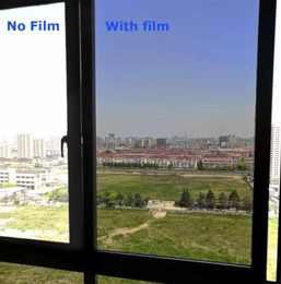 405060708090 x 300 Cm window film one way mirror solar film Heat Control AntiUV Window Tint Reflective Mirror Safety Film Y21649522