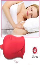 Vibrators Rose Shaped Vibrating Sucking Clitoral Stimulation G Spot Massager Adult Sex Toy For Women Couples6950001