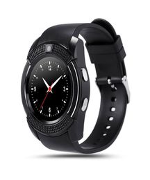 V8 Bluetooth Smart Watch Smartwatch Phone Watches with Sim TF Card Slot Clock Bluetooth Connectivity for ios Android Phone I77plu4531111