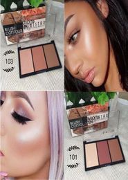 3 Colours Matte Shimmer Blusher Professional Blush Bronzer Face Contour Powder Blush Palette Highlighter Makeup7667006