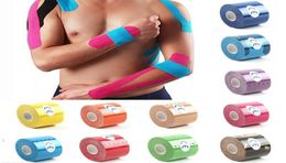 2 Size Kinesiology Tape Athletic Tape Sports Muscle Bandage Care Fitness Tennis Running Knee Muscle Protector 255cm3913911