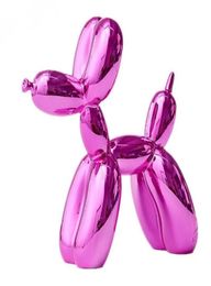 Novelty Items Nordic Resin Crafts electroplating Jeff Koons Shiny Balloon Dog sculpture home decor modern living room desktop anim9137138