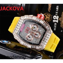 Luxury Mens Watches Colour RicharMill Fashion Diamonds Watch Luxury Sport Fashion Transparent Case 43mm Chronograph Wristwa Wvtf Swiss bbr Factory