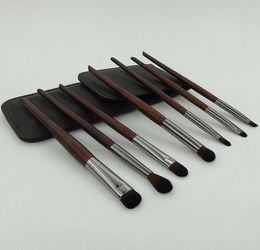 Beauty Care Makeup Tools Professional Make Up Brushes Sets Wooden Brush With PU Bag Case Set Whole Wood Handle Private Label F1265577