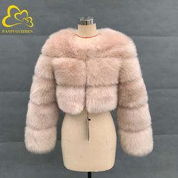 Haining Autumn And Winter New Artificial Fur Coat For Women's Faux Fox 185927