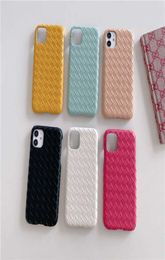 Woven textured leather Phone Cases For Huawei OPPO VIVO iPhone 14 Pro max 13 12 11 X XR XS XSMAX Designer Samsung Case S20 S20P S24014881