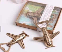 Airplane Opener Helicopter Beer Bottle Openers Antique Alloy Plane Shape Bottle Opener Wedding Party Gift Kitchen Bar Tool GGA25214145903