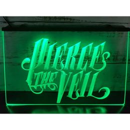Pierce The Veil LED Neon Sign-3D Carving Wall Art for HomeRoomBedroomOfficeFarmhouse Decor 240223