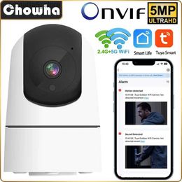 Baby Monitor Camera Onvif Tuya Indoor WiFi IP 5MP Smart Home Security Wireless Monitoring Automatic Tracking CCTV Q240308