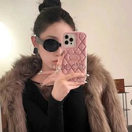 Cell Phone Cases Designers Cases for IPhone 14 Pro 11 13Pro Max 12 11promax Luxury Designer Case Unisex Phonecase Pink Winter G2311102PE-3 240304