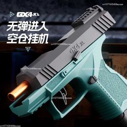Gun Toys 2024 new continuous ejection coating Gx4 toy gun mechanical gun soft bullet for adults and boys from Macaron 240307