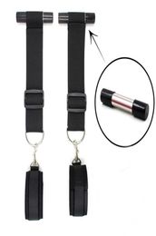 BDSM Sex Toys Door Swing Handcuffs Window Hanging Hand Cuffs Fetish Bdsm Bondage Restraints Sex Toys For Couples Sex Products q0501254459