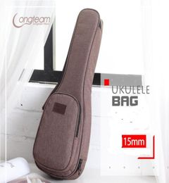 High quality Fashion design 21 23 26 inch Super thick 15mm Three stringed harp ukulele plus cotton bag backpack 2432096
