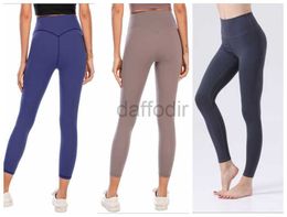 Active Pants LU-32 stretch high-waisted leggings Yoga Outfits womens exercise fitness LU brand pants fitness tight elastic high-wai 240308