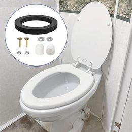 Bath Accessory Set 2pcs Toilet Flush Ball Seal Replace 385311658 & 385311652 For 300/310/320 RV Travel Trailer 2-in-1 Combo Kit Black Rubber