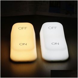 Night Lights Brelong Creative Night Light Induction Energy Saving Usb Charging Outdoor Intelligent Led 1 Pc Drop Delivery Lights Light Dhqkp