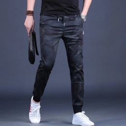 Pants Camouflage Pants Men Casual Baggy Pencil Pants Fashion Summer Gym Sport Black Joggers Trousers