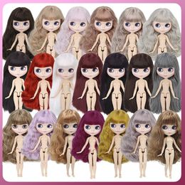 ICY DBS Blyth Doll 19 Giunti 1/6 30CM Corpo BJD Doll Pelle chiara Tono lucido Viso Fai da te Make Up Costume Regali per bambole per ragazze 240301