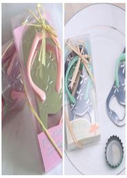 20 Pieceslot Starfish Design Flip Flop Bottle Opener Wedding Gift favors for party decoration gift and Beach wedding favors5312187