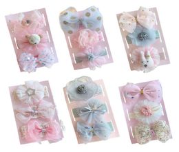 3pcs Baby Hair Accessories Stretchy Nylon Bow Girl Headbands Cute Kids Princess Hair Band Infant Bowknot Headwear 470 E37098661