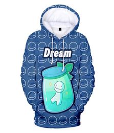 Dream Smp Kids Hoodie for Boys Girls Green DreamWasTaken Cosplay Children Cartoon Sweatshirts Dream Merch Graphic Pullovers Tops8191421