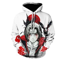 Hooded Sweatshirt 3d Hoodies Jacket Uchiha Itach Cosplay Costume Kakashi Anime Hoodie Harajuku Hoody Hoodies Q08149306059