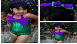 Kids Bikini for Girls New Children Mermaid Swimwear with Big Bow Beach Summer Children Fashion Swimsuit8788303