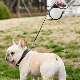 Dog Collars Leashes Retractable With Light Puppy Walking Running Lead Ight Straps For Pet Traction Rope Collar