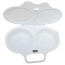 Double Boilers Microwave Egg Steamer Plastic Omelette Quick Steamed Kitchen Gadget Eggs Household