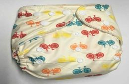 Printed Baby Cloth NappieWaterproof Reusable Diaper Cover09658804